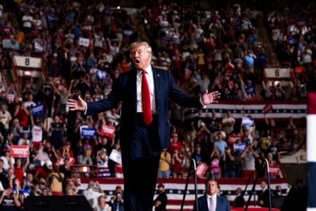 Trump Blames Biden and Harris for Global Market Sell-Off
