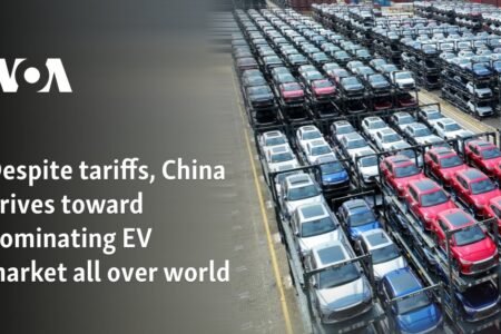 Despite tariffs, China drives toward dominating EV market all over world
